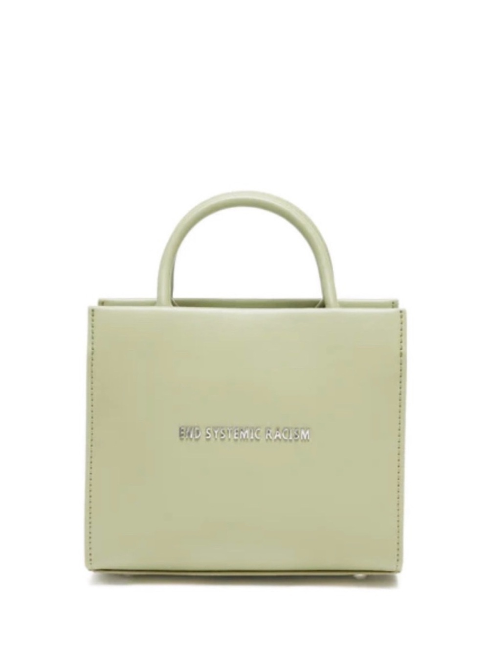 Brandon Blackwood Small Top-Handle Tote in Pale Green